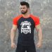 New men cotton Short sleeve t shirt Fitness bodybuilding shirts Crossfitsmale Brand tee tops Fashion gyms t-shirt mens costume