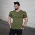 New men cotton Short sleeve t shirt Fitness bodybuilding shirts Crossfitsmale Brand tee tops Fashion gyms t-shirt mens costume