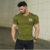 New men cotton Short sleeve t shirt Fitness bodybuilding shirts Crossfitsmale Brand tee tops Fashion gyms t-shirt mens costume