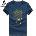 Pioneer Camp summer short t shirt men brand clothing high quality pure cotton male t-shirt print tshirt men tee shirts 522056