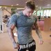 Quick Dry Compression Men's Short Sleeve T-Shirts Running Shirt Fitness Tight Tennis Soccer Jersey Gym Demix Sportswear