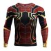 Raglan Sleeve Spiderman 3D Printed T shirts Men Compression Shirts Long Sleeve Crossfit Tops Tees Gyms Fitness T-shirt Rashguard