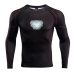 Raglan Sleeve Spiderman 3D Printed T shirts Men Compression Shirts Long Sleeve Crossfit Tops Tees Gyms Fitness T-shirt Rashguard