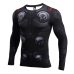 Raglan Sleeve Spiderman 3D Printed T shirts Men Compression Shirts Long Sleeve Crossfit Tops Tees Gyms Fitness T-shirt Rashguard