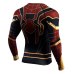 Raglan Sleeve Spiderman 3D Printed T shirts Men Compression Shirts Long Sleeve Crossfit Tops Tees Gyms Fitness T-shirt Rashguard