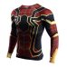 Raglan Sleeve Spiderman 3D Printed T shirts Men Compression Shirts Long Sleeve Crossfit Tops Tees Gyms Fitness T-shirt Rashguard