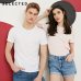 SELECTED summer new cotton round neck casual solid color men's short-sleeved T-shirt S|4182T4547