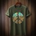 SWEN high quality 2018 short sleeve t shirt men fashion brand design 100% cotton T-shirt male quality print tshirts o-neck s-5xl