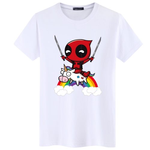 SWENEARO Summer Newest Deadpool Men T shirt Funny Tops Superman lovely Tee Shirt Homme Hip Hop Tee Clothes For marvel Fans shirt