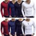 Spring Autumn Period Long Sleeve Cultivate One's Morality Men's T-shirt Sets O-neck Solid Polyester T Shirt Men Red Blue Black