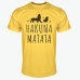 Summer 2017 Cotton T-Shirts HAKUNA MATATA Men's Big Size T Shirts Short Sleeve Slim Fit Fashion Tops & Tees Male Clothing XXXL