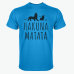 Summer 2017 Cotton T-Shirts HAKUNA MATATA Men's Big Size T Shirts Short Sleeve Slim Fit Fashion Tops & Tees Male Clothing XXXL