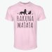 Summer 2017 Cotton T-Shirts HAKUNA MATATA Men's Big Size T Shirts Short Sleeve Slim Fit Fashion Tops & Tees Male Clothing XXXL