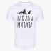 Summer 2017 Cotton T-Shirts HAKUNA MATATA Men's Big Size T Shirts Short Sleeve Slim Fit Fashion Tops & Tees Male Clothing XXXL