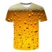 Summer 2019 men's clothing brand o-neck clock jacket beer short-sleeved 3d t shirt digital printing T-shirt Homme large size 5xl