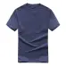 Summer T Shirt Men New Cotton Top Tee Short Sleeve T-shirts Men Clothes Solid Color Brand Male Funny Tshirt
