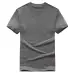 Summer T Shirt Men New Cotton Top Tee Short Sleeve T-shirts Men Clothes Solid Color Brand Male Funny Tshirt