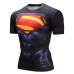 Superman Tshirts Men Compression Shirts Batman Tops The Flash T-shirts Fitness Crossfit Tees Bodybuilding camiseta rashguard