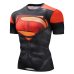 Superman Tshirts Men Compression Shirts Batman Tops The Flash T-shirts Fitness Crossfit Tees Bodybuilding camiseta rashguard