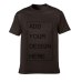 URSPORTTECH Customized Men's T Shirt Print Your Own Design High Quality Breathable Cotton T-Shirt For Men Plus Size XS-3XL