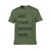 URSPORTTECH Customized Men's T Shirt Print Your Own Design High Quality Breathable Cotton T-Shirt For Men Plus Size XS-3XL