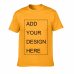 URSPORTTECH Customized Men's T Shirt Print Your Own Design High Quality Breathable Cotton T-Shirt For Men Plus Size XS-3XL