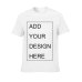 URSPORTTECH Customized Men's T Shirt Print Your Own Design High Quality Breathable Cotton T-Shirt For Men Plus Size XS-3XL