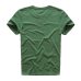 VOMINT New Print T-Shirt Mens Short Sleeve T-shirt Cotton Multi Pure Color Fancy Yarns T Shirt male color grey green lblue