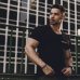 YEMEKE New Men Short Sleeve Cotton t-shirt Summer Casual Fashion Gyms Fitness Bodybuilding T shirt Male Slim Tees Tops Clothing