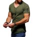 Zipper sleeve slim fit t-shirt men V Neck Raw edge t shirt men camisetas hombre hip hop steetwear tops tee shirt homme t-shirt