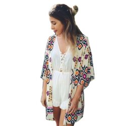 2016 Autumn shirt style new tops women blouses printed shirts casual camisas femininas blusas vintage kimono cardigan plus size