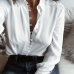 2019 Fashion ZANZEA Autumn Casual Long Sleeve Loose Party Blouse Women Elegant Solid Lapel Baggy Work Office Button Down Shirts