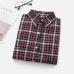 2019 New Brand Women Blouses Long Sleeve Shirts Cotton Red and Black Flannel Plaid Shirt Casual Female Plus Size Blouse Tops