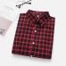 2019 New Brand Women Blouses Long Sleeve Shirts Cotton Red and Black Flannel Plaid Shirt Casual Female Plus Size Blouse Tops