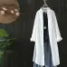 2019 Plus Size ZANZEA Spring Autumn Women Casual Lapel Long Sleeve Vintage Cotton Linen Loose Work OL Long Shirt Cardigan Blouse