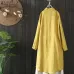2019 Plus Size ZANZEA Spring Autumn Women Casual Lapel Long Sleeve Vintage Cotton Linen Loose Work OL Long Shirt Cardigan Blouse