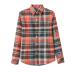 2019 Spring New Fashion Casual Lapel Plus Size Blouses Women Plaid Shirt Checks Flannel Shirts Female Long Sleeve Tops Blouse