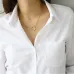 2019 Spring One Pocket Women White Shirt Feminine Blouse Top Long Sleeve Casual Turn-down Collar OL Style Women Loose Blouses