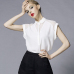 2019 Summer Style Blouse Women Fashion White Chiffon Elegant Shirt Female Work Wear Office Ladies OL Tops Women Clothing