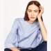 2019 Summer Women New Loose casual Shirt Blouse Elegant pearls O-neck 3/4 flare sleeve tops blusas Awedrui