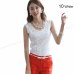 2019 Women Sleeveless Blouse Summer Chiffon Lace Top Blusas Female Clothing Women's Tops New Blouses Shirts Black White Flower