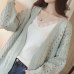 7 Colors Spring Knitted Tank Tops New Hook Flower Lace Solid Stitching V-neck Camis Female Slim Outer Wear Shirt Trend 2018 Hot