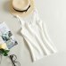 7 Colors Spring Knitted Tank Tops New Hook Flower Lace Solid Stitching V-neck Camis Female Slim Outer Wear Shirt Trend 2018 Hot