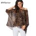 BHflutter 4XL 5XL 6XL Plus Size Blouse Shirt Women New Striped Print Summer Tops Tees Batwing Sleeve Casual Chiffon Blouses 2019