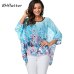 BHflutter Women Blouses Plus Size 2019 New Style Batwing Casual Summer Blouse Shirt Woman Boho Chiffon Shirts Tops Chemise Femme