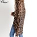 Celmia Vintage Kimono Cardigan Women 2019 Summer Tops Loose Leopard Printed Blouse Casual Beach Cover Up Shirt Plus Size Blusas