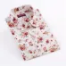 Dioufond Long Sleeve Blouse Women Cotton Vintage Floral Plus Size Female Blouse Fashion Women Shirt Clothing Spring Autumn Tops