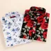Dioufond Long Sleeve Blouse Women Cotton Vintage Floral Plus Size Female Blouse Fashion Women Shirt Clothing Spring Autumn Tops