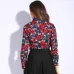 Dioufond Long Sleeve Blouse Women Cotton Vintage Floral Plus Size Female Blouse Fashion Women Shirt Clothing Spring Autumn Tops