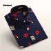 Dioufond Long Sleeve Blouse Women Cotton Vintage Floral Plus Size Female Blouse Fashion Women Shirt Clothing Spring Autumn Tops